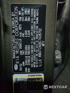 Zdjęcie 12 z 12 samochodu: 2012 KIA SOUL + VIN:KNDJT2A68C7428792 - miniatura
