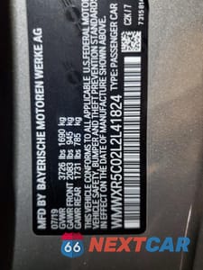 Zdjęcie 12 z 12 samochodu: 2020 MINI COOPER S VIN:WMWXR5C02L2L41824 - miniatura