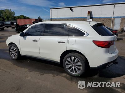 Drugie zdjęcie samochodu z przodu: 2016 ACURA MDX TECHNOLOGY VIN:5FRYD4H40GB062109 - miniatura