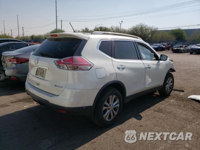 Trzecie zdjęcie samochodu z tyłu: 2015 NISSAN ROGUE S VIN:5N1AT2MV4FC767172 - miniatura