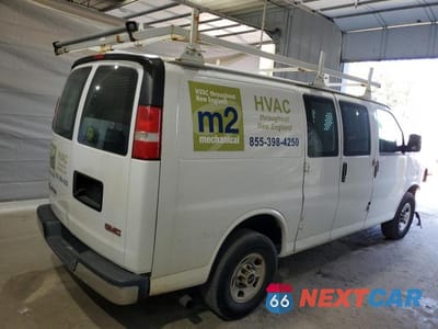 Trzecie zdjęcie samochodu z tyłu: 2017 GMC SAVANA G2500 VIN:1GTW7AFF0H1349415 - miniatura