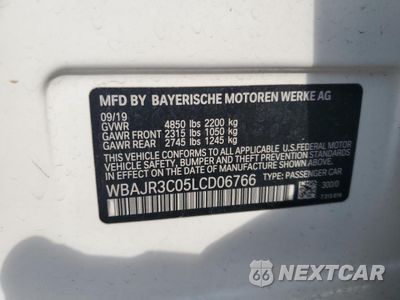 Zdjęcie 12 z 12 samochodu: 2020 BMW 530 I VIN:WBAJR3C05LCD06766 - miniatura