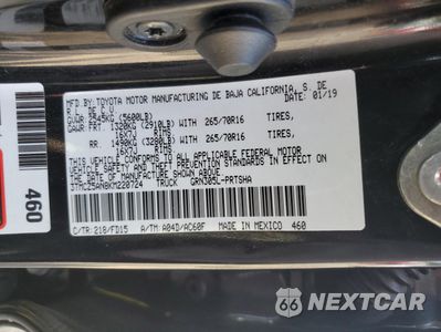 Zdjęcie 13 z 15 samochodu: 2019 TOYOTA TACOMA DOUBLE CAB VIN:3TMCZ5AN8KM220724 - miniatura