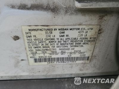 Zdjęcie 13 z 15 samochodu: 2008 NISSAN ALTIMA 2.5 VIN:1N4AL21E98N527993 - miniatura