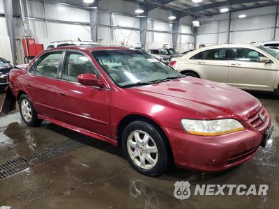 Czwarte zdjęcie samochodu z boku: 2002 HONDA ACCORD EX VIN:1HGCG56662A048652 - miniatura