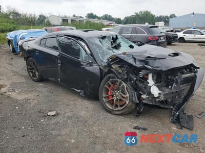 Czwarte zdjęcie samochodu z boku: 2019 DODGE CHARGER SRT HELLCAT VIN:2C3CDXL90KH552511 - miniatura