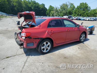 Trzecie zdjęcie samochodu z tyłu: 2012 TOYOTA COROLLA BASE VIN:2T1BU4EE1CC829081 - miniatura