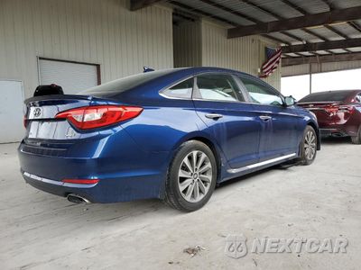 Trzecie zdjęcie samochodu z tyłu: 2016 HYUNDAI SONATA SPORT VIN:5NPE34AF9GH326545 - miniatura