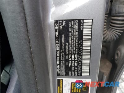 Zdjęcie 12 z 12 samochodu: 2015 MERCEDES-BENZ C 300 4MATIC VIN:55SWF4KB5FU082475 - miniatura