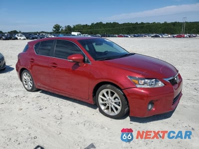 Czwarte zdjęcie samochodu z boku: 2012 LEXUS CT 200 VIN:JTHKD5BH0C2111975 - miniatura