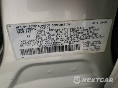 Zdjęcie 13 z 15 samochodu: 2003 TOYOTA RAV4 VIN:JTEGH20VX30085637 - miniatura
