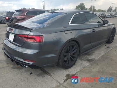 Trzecie zdjęcie samochodu z tyłu: 2018 AUDI S5 PREMIUM PLUS VIN:WAUP4AF58JA056191 - miniatura