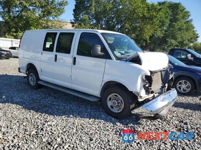 Czwarte zdjęcie samochodu z boku: 2023 GMC SAVANA G2500 VIN:1GTW7AFPXP1216314 - miniatura