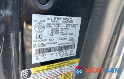 Zdjęcie 10 z 10 samochodu: 2012 LINCOLN NAVIGATOR L VIN:5LMJJ3J56CEL07623 - miniatura