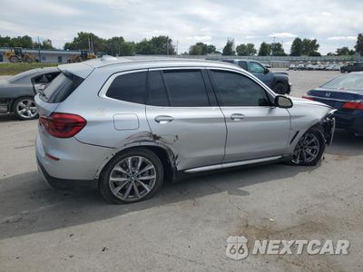 Trzecie zdjęcie samochodu z tyłu: 2019 BMW X3 XDRIVE30I VIN:5UXTR9C51KLP92531 - miniatura