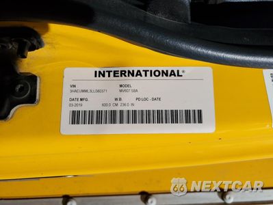 Zdjęcie 12 z 12 samochodu: 2020 INTERNATIONAL MV607 BOX TRUCK VIN:3HAEUMML3LL080371 - miniatura
