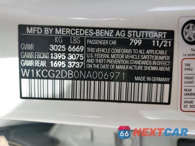 Zdjęcie 12 z 14 samochodu: 2022 MERCEDES-BENZ EQS SEDAN 450+ VIN:W1KCG2DB0NA006971 - miniatura
