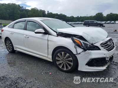 Czwarte zdjęcie samochodu z boku: 2015 HYUNDAI SONATA SPORT VIN:5NPE34AF8FH163188 - miniatura