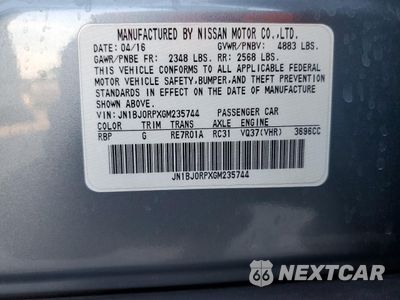Zdjęcie 13 z 15 samochodu: 2016 INFINITI QX50 VIN:JN1BJ0RPXGM235744 - miniatura