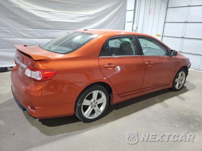 Trzecie zdjęcie samochodu z tyłu: 2013 TOYOTA COROLLA BASE VIN:2T1BU4EE4DC078155 - miniatura