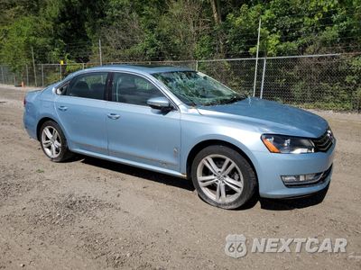 Czwarte zdjęcie samochodu z boku: 2013 VOLKSWAGEN PASSAT SEL VIN:1VWCM7A30DC003405 - miniatura