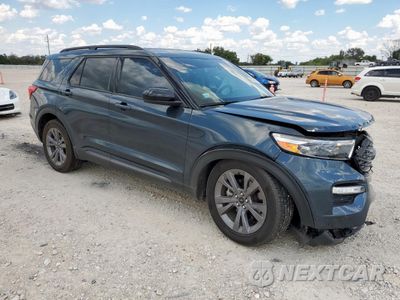 Czwarte zdjęcie samochodu z boku: 2022 FORD EXPLORER XLT VIN:1FMSK7DH8NGB91575 - miniatura