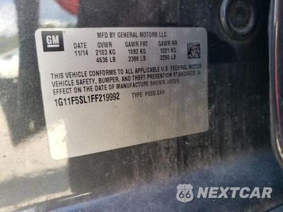 Zdjęcie 12 z 12 samochodu: 2015 CHEVROLET MALIBU LTZ VIN:1G11F5SL1FF219992 - miniatura