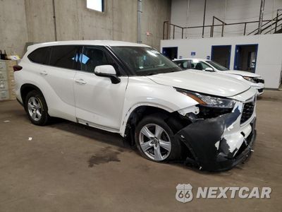 Czwarte zdjęcie samochodu z boku: 2020 TOYOTA HIGHLANDER L VIN:5TDCZRBH7LS053919 - miniatura