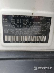 Zdjęcie 13 z 15 samochodu: 2014 SUBARU OUTBACK 2.5I VIN:4S4BRCAC7E3300726 - miniatura
