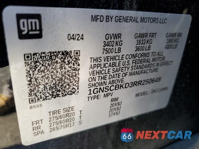 Zdjęcie 13 z 16 samochodu: 2024 CHEVROLET SUBURBAN C1500 LS VIN:1GNSCBKD3RR250649 - miniatura
