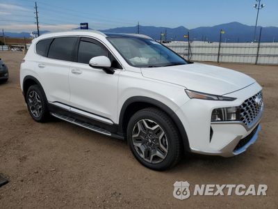 Czwarte zdjęcie samochodu z boku: 2022 HYUNDAI SANTA FE SEL PREMIUM VIN:KM8S3DA1XNU033601 - miniatura