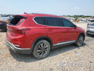 Trzecie zdjęcie samochodu z tyłu: 2020 HYUNDAI SANTA FE SEL VIN:5NMS3CAD3LH253840 - miniatura
