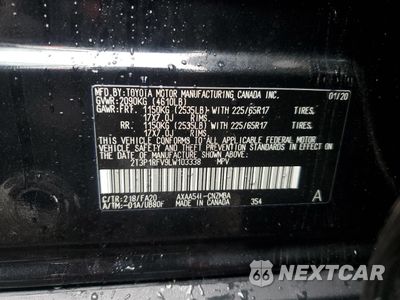 Zdjęcie 13 z 15 samochodu: 2020 TOYOTA RAV4 XLE VIN:2T3P1RFV9LW103338 - miniatura