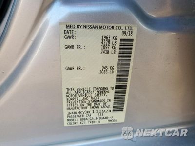 Zdjęcie 13 z 14 samochodu: 2019 NISSAN ALTIMA SR VIN:1N4BL4CV3KC111924 - miniatura