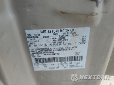 Zdjęcie 12 z 14 samochodu: 2008 FORD F150 VIN:1FTPX14V68KD27024 - miniatura