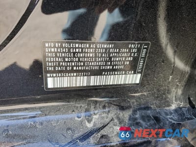 Zdjęcie 12 z 13 samochodu: 2022 VOLKSWAGEN GTI SE VIN:WVW387CD4NW122717 - miniatura