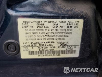 Zdjęcie 13 z 13 samochodu: 2004 NISSAN SENTRA 1.8 VIN:3N1CB51DX4L833516 - miniatura