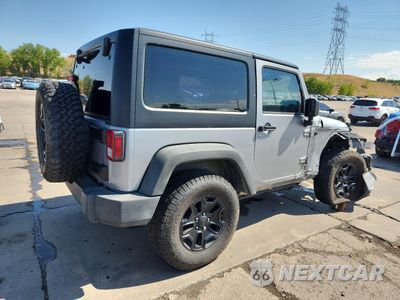 Trzecie zdjęcie samochodu z tyłu: 2014 JEEP WRANGLER SPORT VIN:1C4AJWAG6EL135313 - miniatura