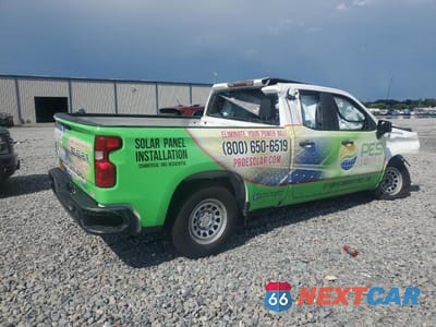 Trzecie zdjęcie samochodu z tyłu: 2020 CHEVROLET SILVERADO K1500 VIN:1GCRYAEH5LZ179205 - miniatura