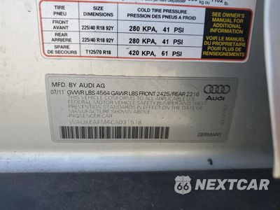 Zdjęcie 12 z 14 samochodu: 2012 AUDI A3 PREMIUM PLUS VIN:WAUKEAFM4CA031578 - miniatura
