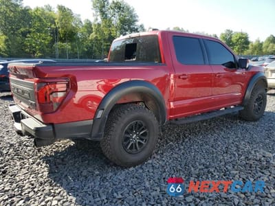 Trzecie zdjęcie samochodu z tyłu: 2024 FORD F150 RAPTOR VIN:1FTFW1RG6RFA55951 - miniatura