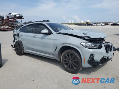 Czwarte zdjęcie samochodu z boku: 2024 BMW X4 XDRIVE30I VIN:5UX33DT01R9X29946 - miniatura