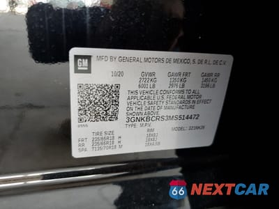 Zdjęcie 13 z 13 samochodu: 2021 CHEVROLET BLAZER 2LT VIN:3GNKBCRS3MS514472 - miniatura