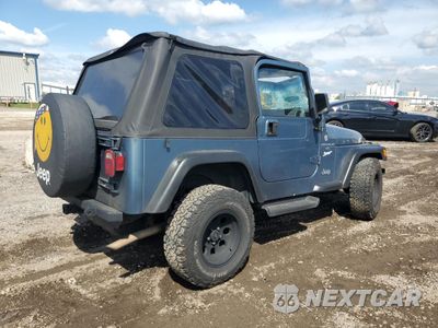 Trzecie zdjęcie samochodu z tyłu: 1998 JEEP WRANGLER / TJ SPORT VIN:1J4FY19S3WP797609 - miniatura