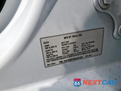 Zdjęcie 12 z 12 samochodu: 2024 TESLA MODEL Y VIN:7SAYGDEF6RA267029 - miniatura