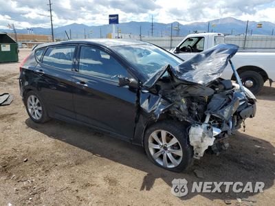 Czwarte zdjęcie samochodu z boku: 2012 HYUNDAI ACCENT GLS VIN:KMHCU5AE6CU049477 - miniatura
