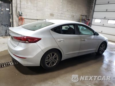 Trzecie zdjęcie samochodu z tyłu: 2018 HYUNDAI ELANTRA SEL VIN:KMHD84LF2JU645983 - miniatura