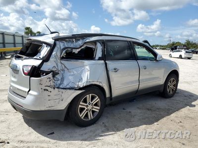 Trzecie zdjęcie samochodu z tyłu: 2016 CHEVROLET TRAVERSE LT VIN:1GNKRHKD7GJ153547 - miniatura