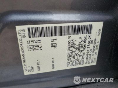 Zdjęcie 12 z 13 samochodu: 2018 NISSAN MAXIMA 3.5S VIN:1N4AA6AP6JC384629 - miniatura