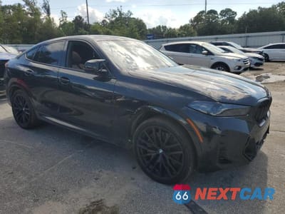 Czwarte zdjęcie samochodu z boku: 2024 BMW X6 M60I VIN:5UX43EX05R9T21549 - miniatura